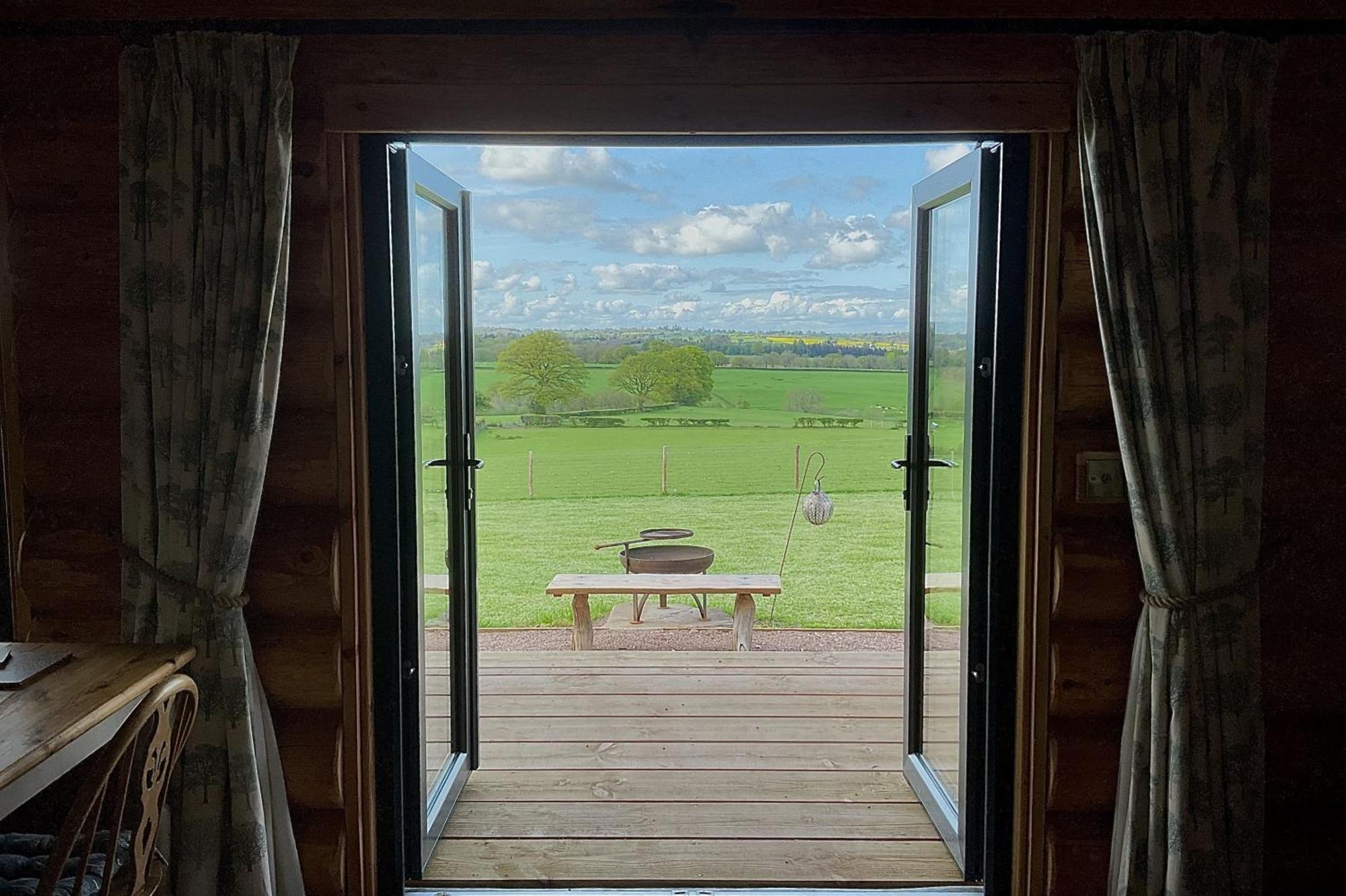 Rowan - Tedstone Log Cabins Bromyard Exterior foto